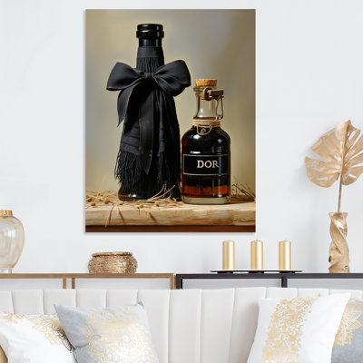 «Chic Noir Perfume Deep Grace - Dior», art mural en métal