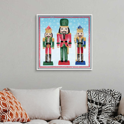 " Three Nutcrackers I " Painting Print
