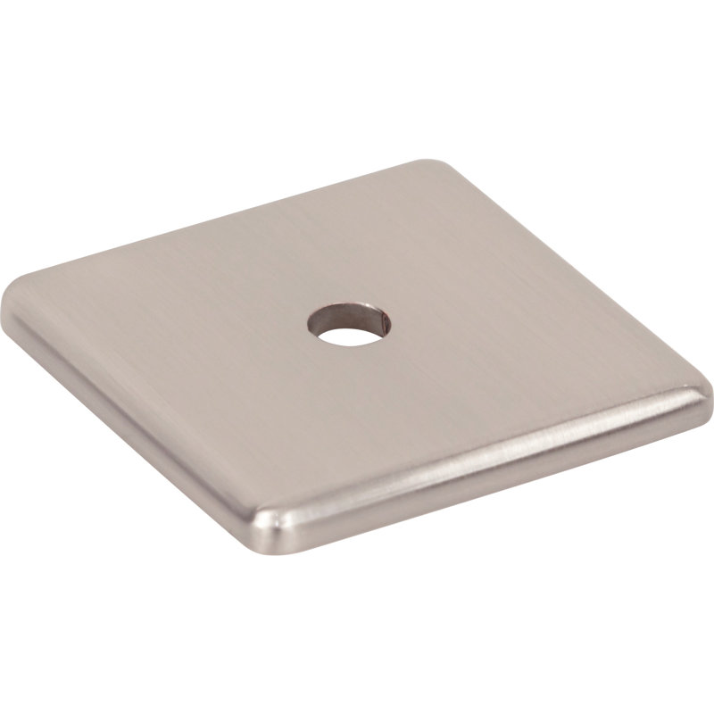Radcliffe Knob Backplate, Satin Nickel