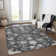 Machine Washable Indoor/Outdoor Cicel ACN1156 Charcoal Rug