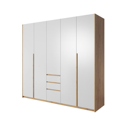 Aayaan 3 Door Manufactured Wood Wardrobe