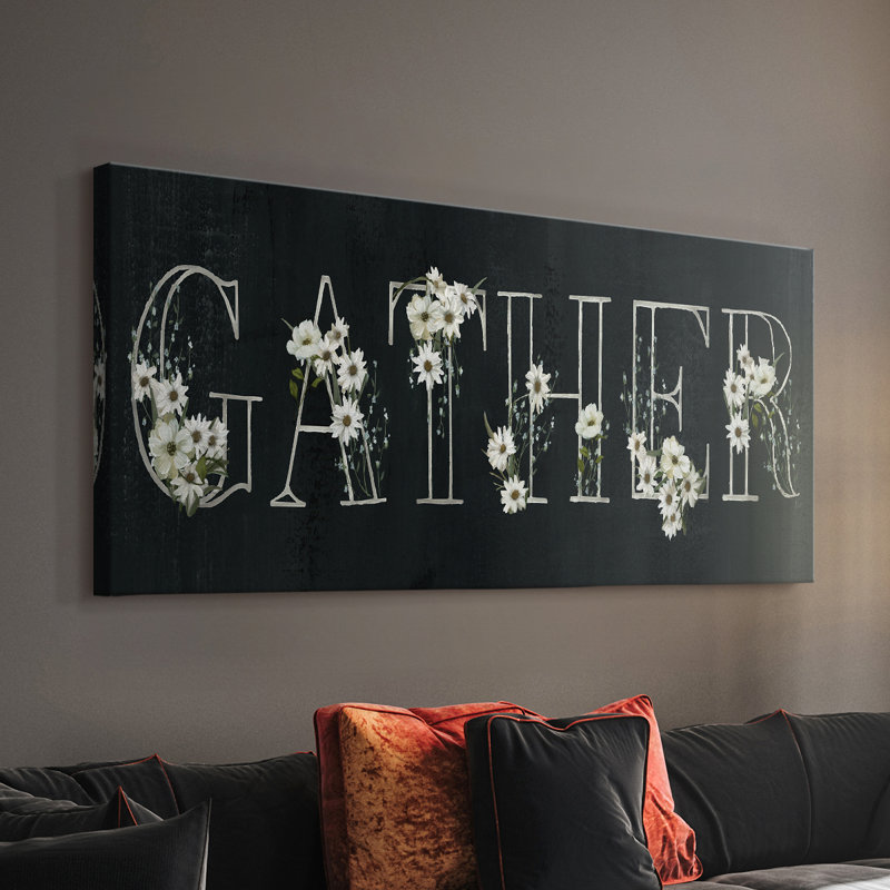 Gather- Gallery Wrapped Canvas -Ready to Hang, 16" H x 32" W