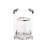 Soren Chrome Polished Lucite Lantern, Large-50843421