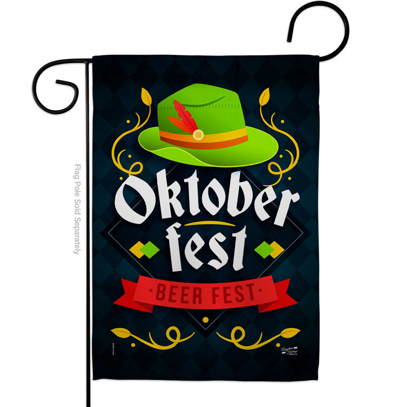 Double Sided 18.5 in. H x 13 in. W Polyester Garden flag