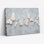 Art mural sur toile Gallery Wrap pour le salon, la chambre à coucher, le bureau ou le vestibule - Décoration murale décorative avec motif papillon