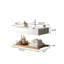 Meuble-lavabo de salle de bain avec lavabo vasque de 30 po. Bassin en acrylique blanc. Idée de rangement moderne. Installation facile. Structure en bois naturel. Apparence et sensation-120961984