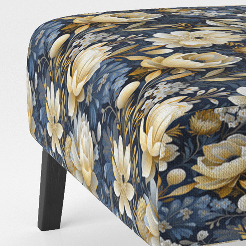 Fauteuil de chambre rembourré Blue Oasis