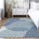 Machine Washable Indoor/Outdoor Chayden ACN1001 Blue