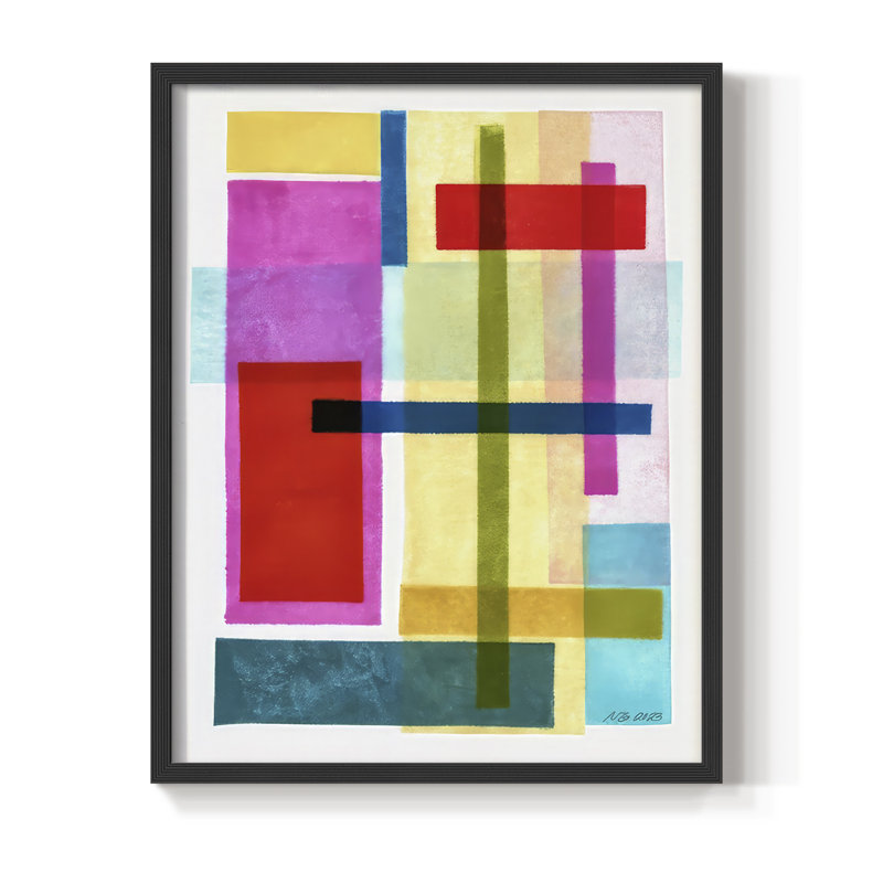 Spectrum II Framed Print - Solid Wood