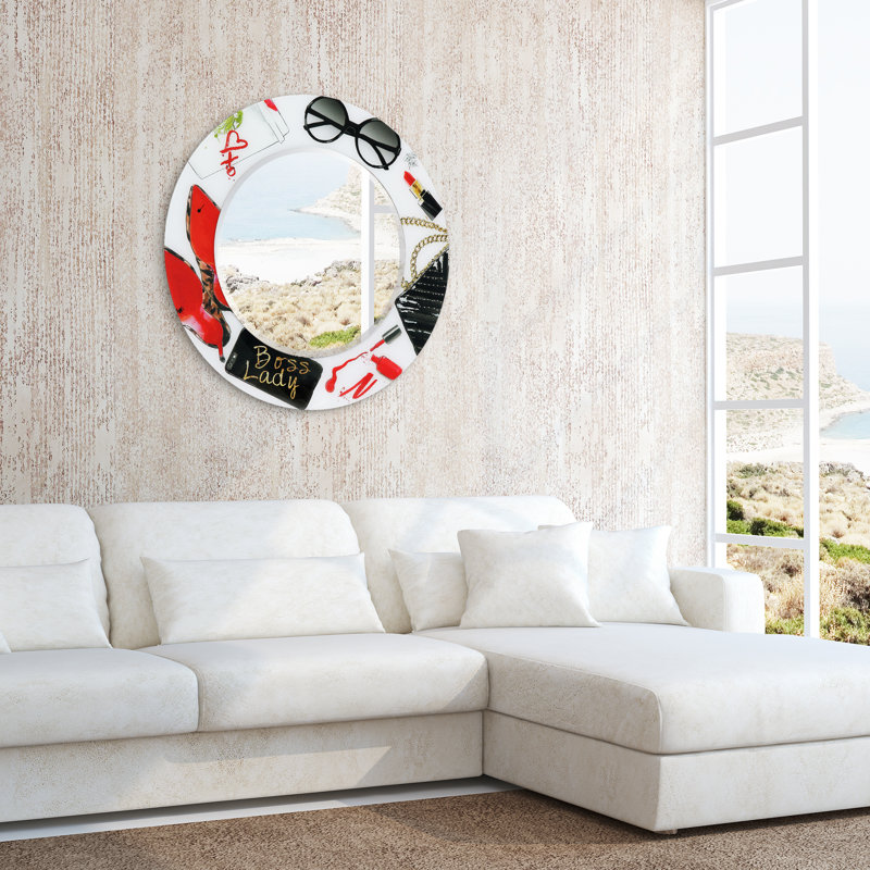 Miroir mural biseauté bougon glam Centralia