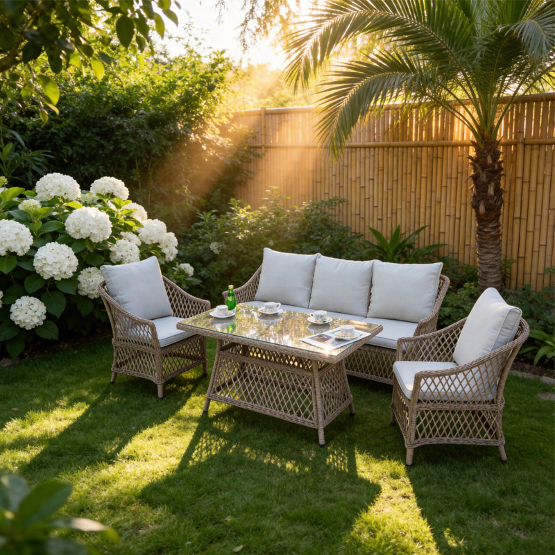 Provence Collection 5 Seater Sets With Dining Table
