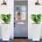 White 30 In Tall Polypropylene Self - Watering Flower Pot With Drain Holes, Inner Trays For Indoor Outdoor Gardening In Patio, Backyard, Ensuring Plant Vitality Planter Drainage Water Level Monitor,-1442095665