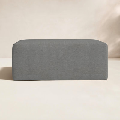 Hania Outdoor Ottoman with Sunbrella Cushions