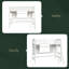Lit mezzanine simple avec tablettes de rangement, bureau et échelle
