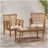 CAYDON 2 CLUB CHAIRS + TABLE