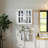 Wall-Mounted Bathroom Cabinet with Shelves