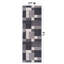 Tapis gris, noir et blanc touffeté à motif géométrique Akieba-97673462