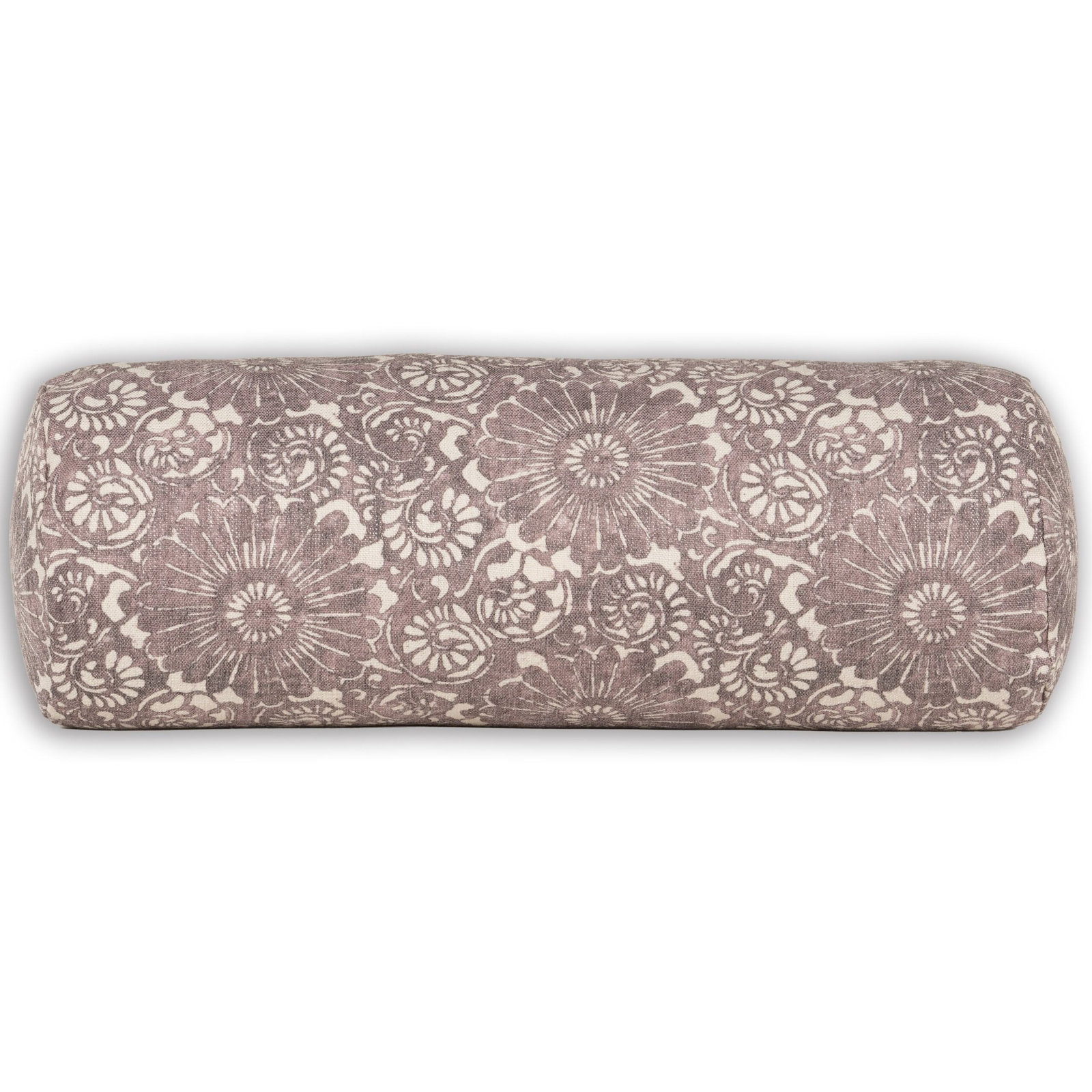Hansah Throw Pillow, Currant Floral, Bolster 8"H x 21"W, Polyester