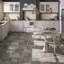 Antigua Deco 13" x 13" Porcelain Vintage Subway Wall & Floor Tile-359919354