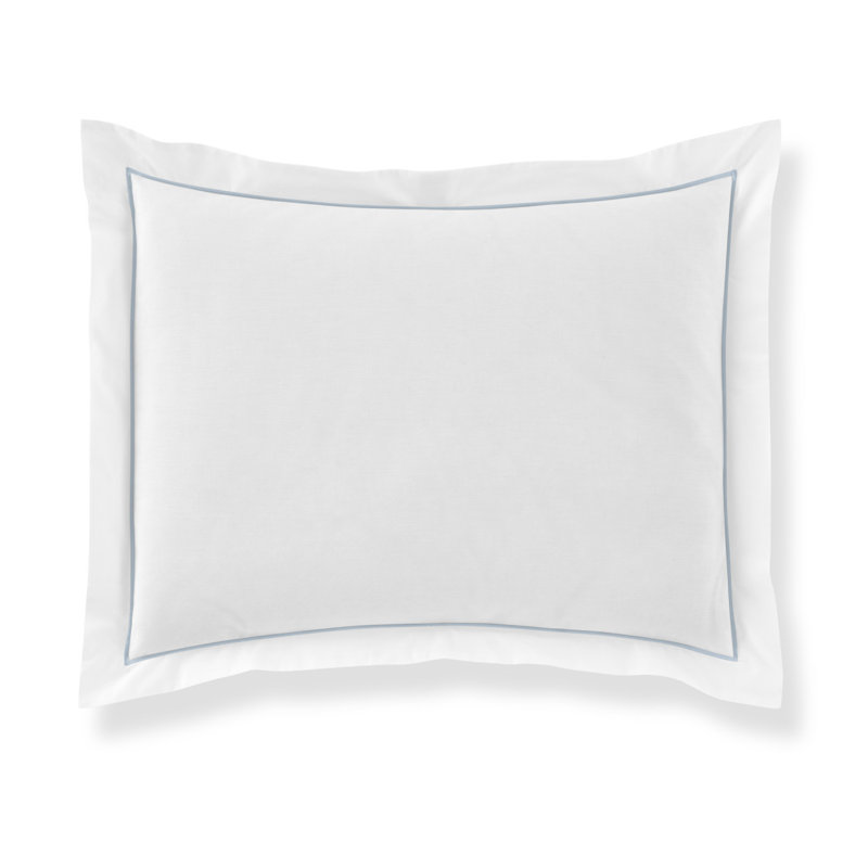 Taie d'oreiller 100% coton Soprano II, Simple, Platine