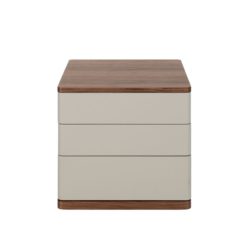 46cm W Manufactured Wood Bedside Table
