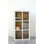 Armoire murale antique en bois avec 3 tablettes