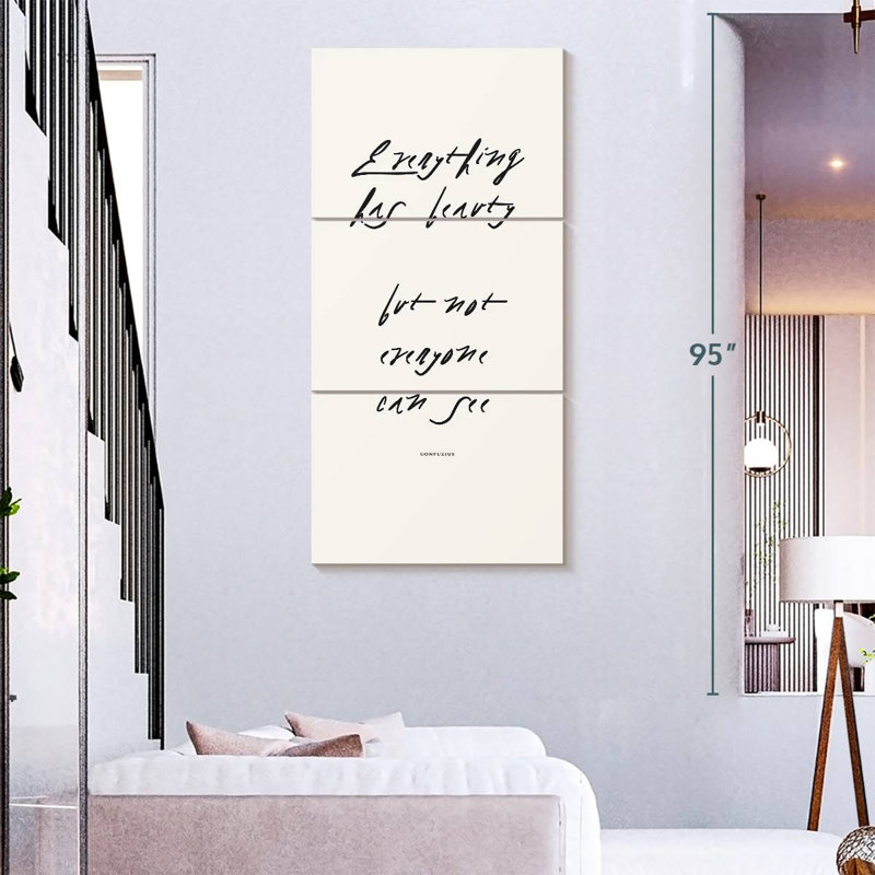 Everything Has Beauty, 75" H x 36" W
