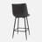 Pu Leather Upholstered Counter & Bar Stool  Set of 4 With Metal Legs-2139626416