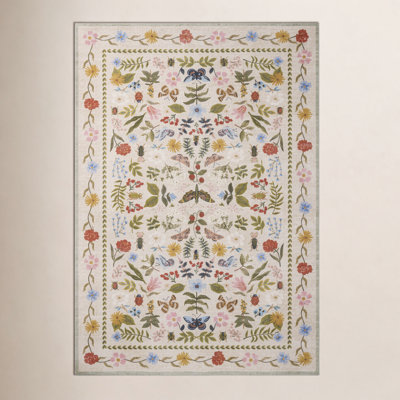 Rifle Paper Co. x Loloi Canopy Cream Area Rug