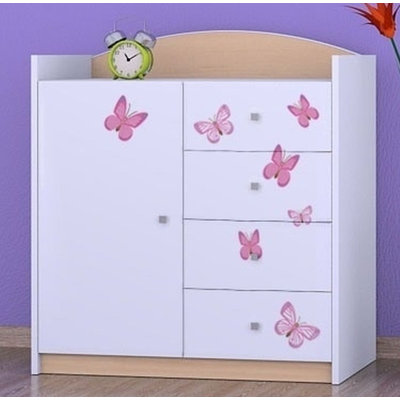 Nicoletti Kids 4 - Drawer Combo Dresser