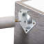 Armoire de chevet 2 tiroirs Modern
