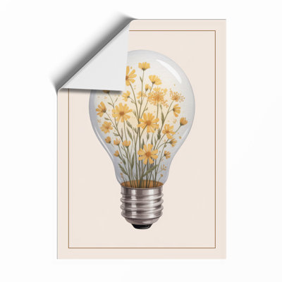 Bulb in Bloom Botanical - Framed Print