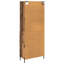  Highboard Old Wood 69.5 X 32.5 X 180 Cm Engineered Wood-1968368655