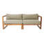 Venice Teak Outdoor Sofa with Sunbrella Cushions-892366754