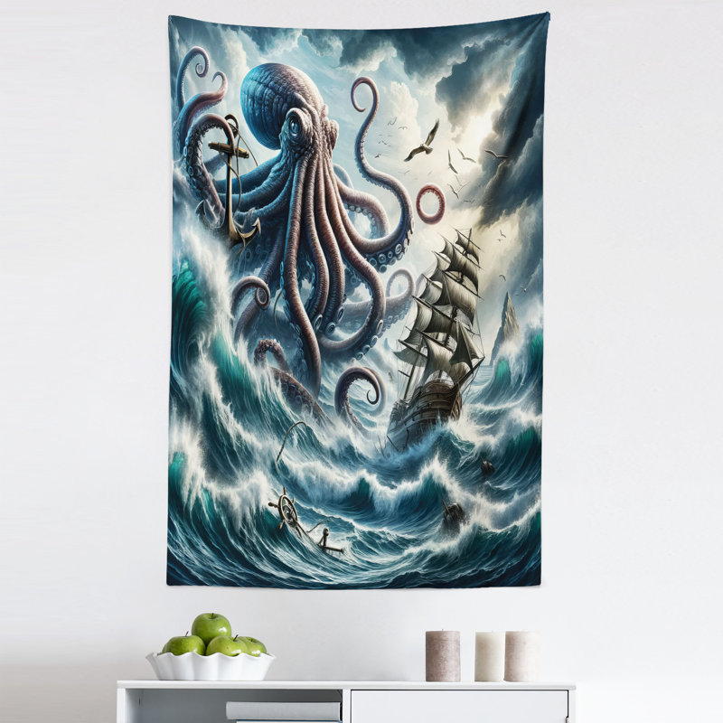 Tapisserie en microfibre, H 45 po x l 30 po