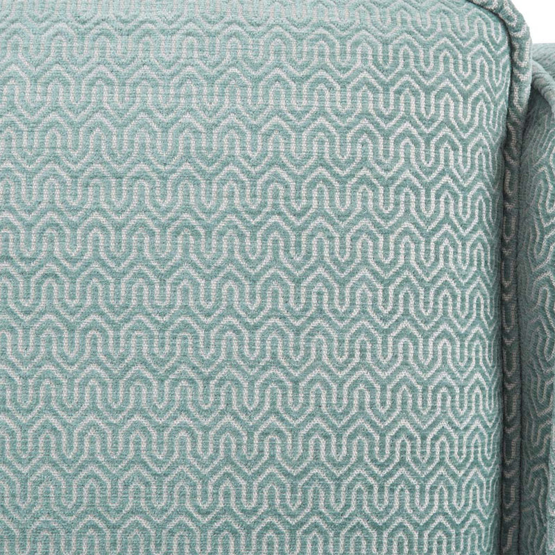 Chaise pivotante rembourrée à 360 degrés, Bleu