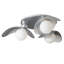 Yoki 3-Light Semi-Flush - Natural Iron-311754590