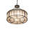 24" Wide Glendale Mission Inverted Pendant