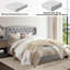 Lit tapissier en tissu, base de lit à hauteur réglable capitonnée-312617136-312617139