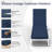 Wynee Outdoor 4'' Chaise Lounge Cushion, Overall 72" L x 21" W (1 Pcs)-773941702