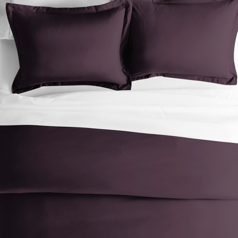 Ensemble de housse de couette en microfibre très douce Simply Soft™, Mauve, Housse de couette pour grand lit + 2 taies décora
