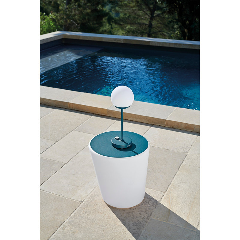 Lampe de table d'extérieur Mooon, Bleu Acapulco