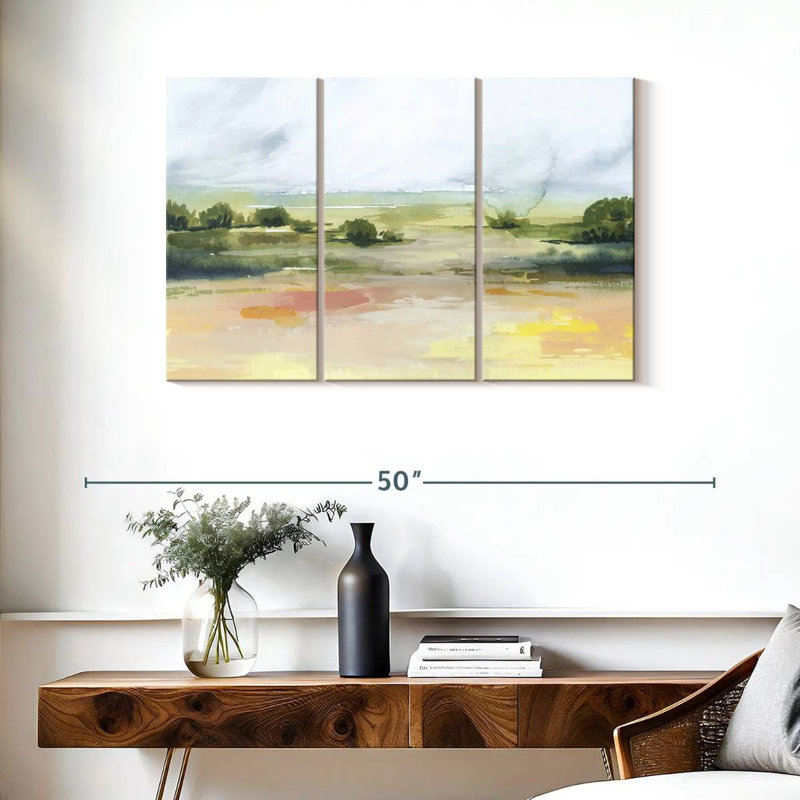 Avery Sunlit Marsh I, 24" H x 38" W