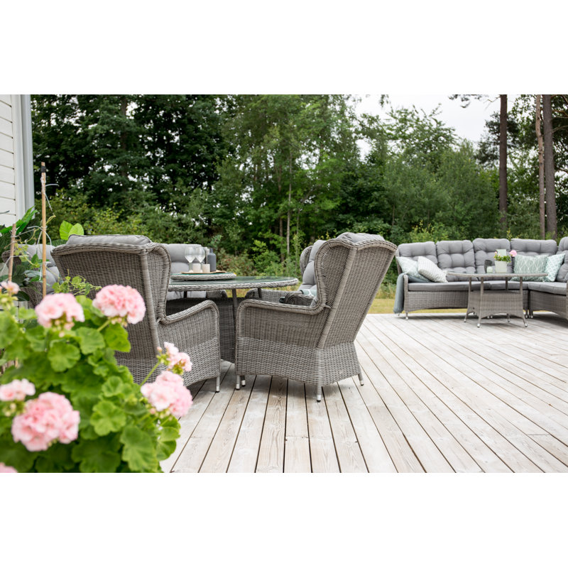 Demarcus Round Outdoor Dining Table , 140cm cm W 140cm cm D