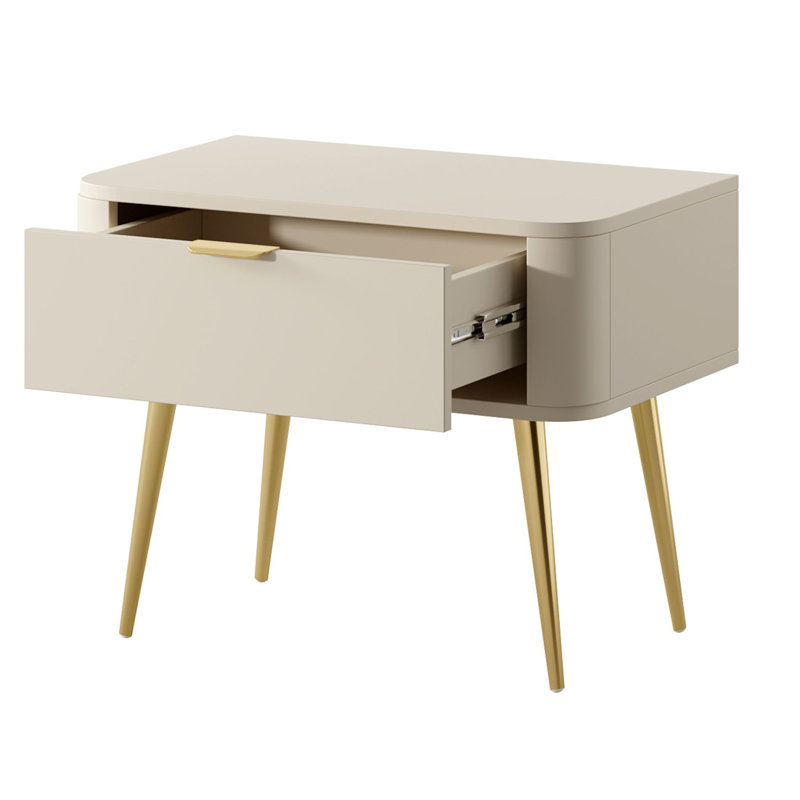 62.6cm W Manufactured Wood Bedside Table