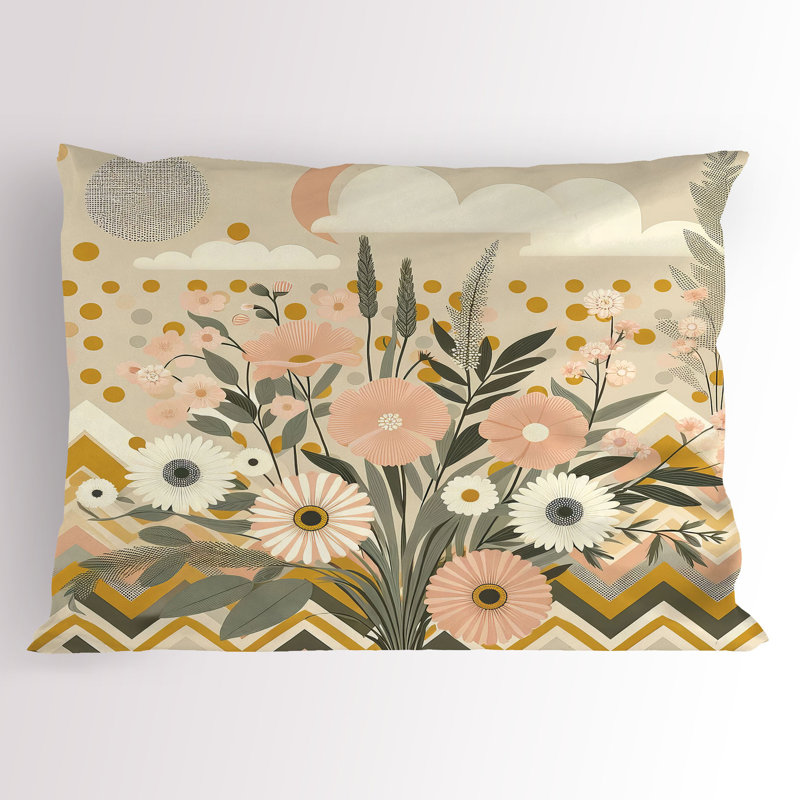 Floral Sham Set, King