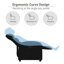 vidaXL Recliner Chair, Adjustable Backrest/ Footrest, Leather-97814415