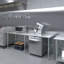 Table de travail en acier inoxydable-50193313