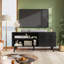 Meuble télé de style Mid-Century avec tablettes réglables, meuble audio-vidéo avec armoires de rangement, console de télévision en bois pour le salon et la chambre à coucher-2112279782