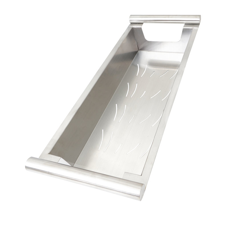 Boann Stainless Steel Over The Sink Strainer, 4" H x 22.5" W x 8.5" D 